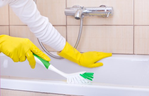 Deep carpet cleaning equipment in a White City workspace