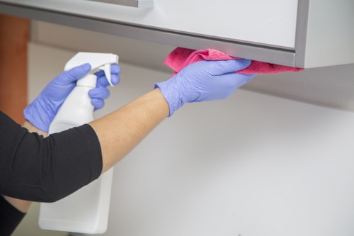 Charity reuse partnership for recoverable cleaning materials